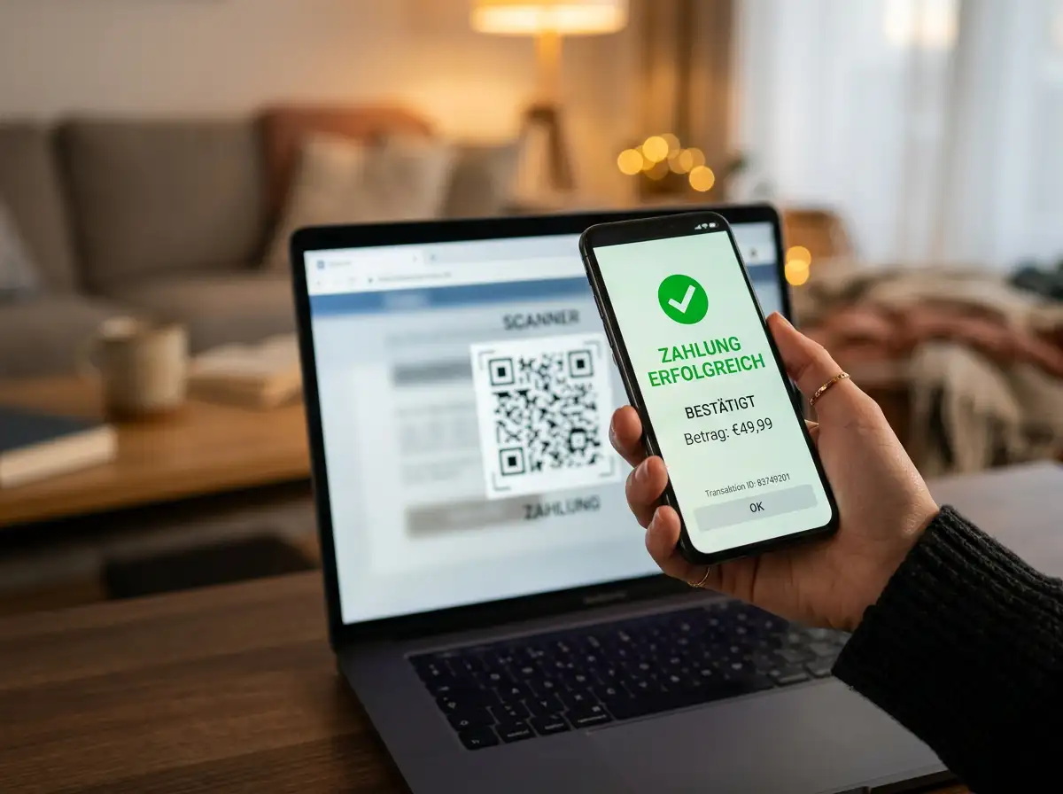 TWINT-Einzahlung bei einem Schweizer Sportwetten-Anbieter per Smartphone und QR-Code